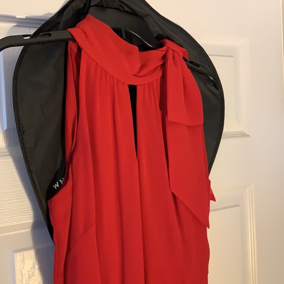 Red White House Black Market dress. Worn once. - Picture 2 of 3